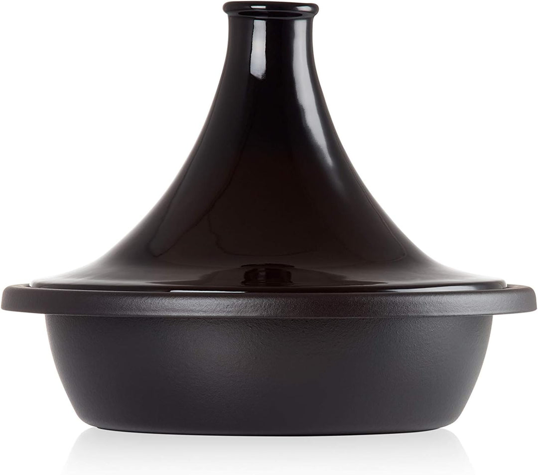 LE CREUSET Gusseisen-Tagine, Rund, Ø 31 cm, Für alle Herdarten, Induktion und Backofen geeignet, Sch