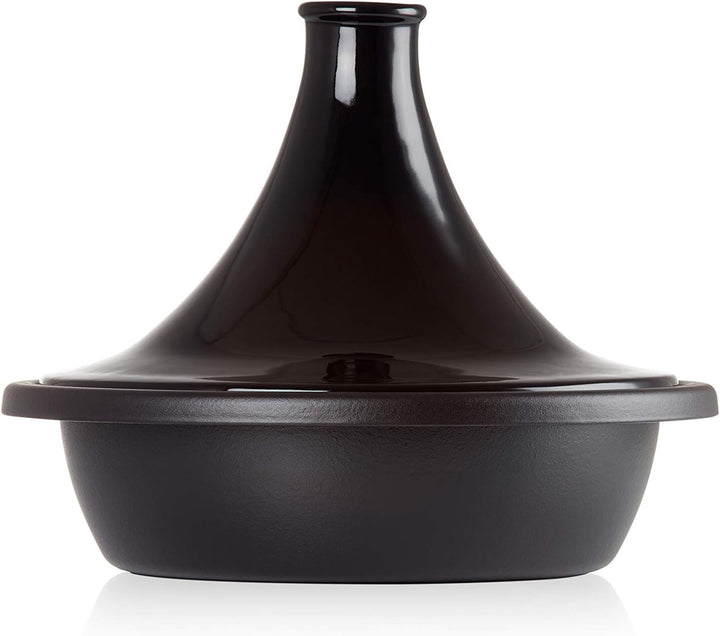 LE CREUSET Gusseisen-Tagine, Rund, Ø 31 cm, Für alle Herdarten, Induktion und Backofen geeignet, Sch