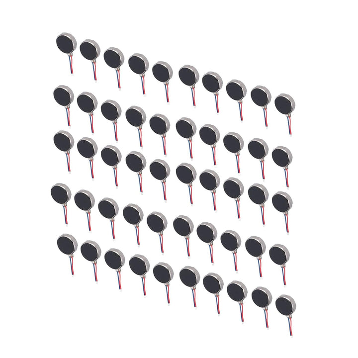 50 Stück Mini-Vibrationsmotoren DC 3V 10x2,7 Mm Anti-Interferenz Kleiner Leichter, Geräuscharmer Mik