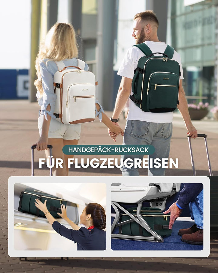 LOVEVOOK Handgepäck 40x30x20 für Ryanair, Kleiner Handgepäck Rucksack Tasche Reiserucksack Flugzeug,