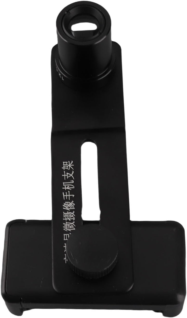 Mikroskop-Objektiv-Handy-Adapter, Metall-Mikroskop-Smartphone-Kamera-Adapter, mit 12,5-fachem Mikros