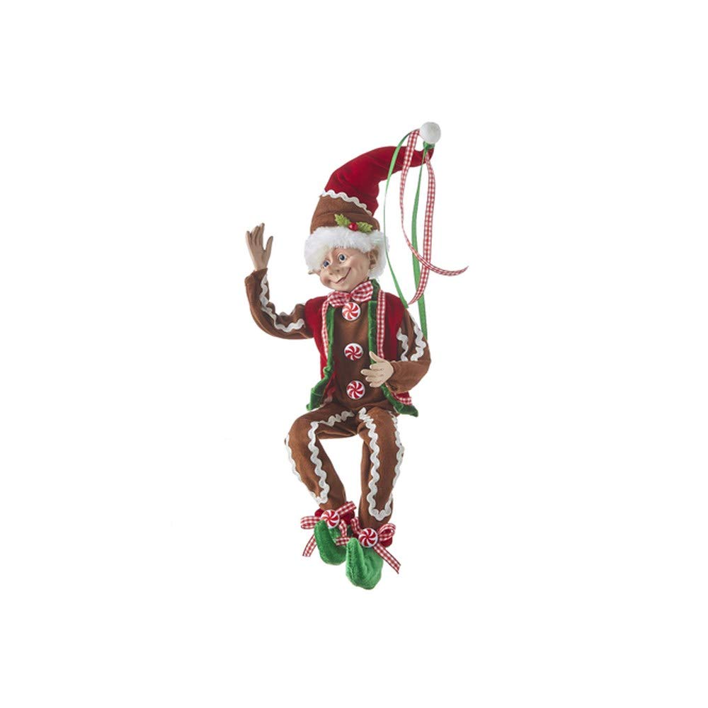 RAZ Imports 2021 to Grandmother's House We Go 40,6 cm Lebkuchen-Elfenfigur