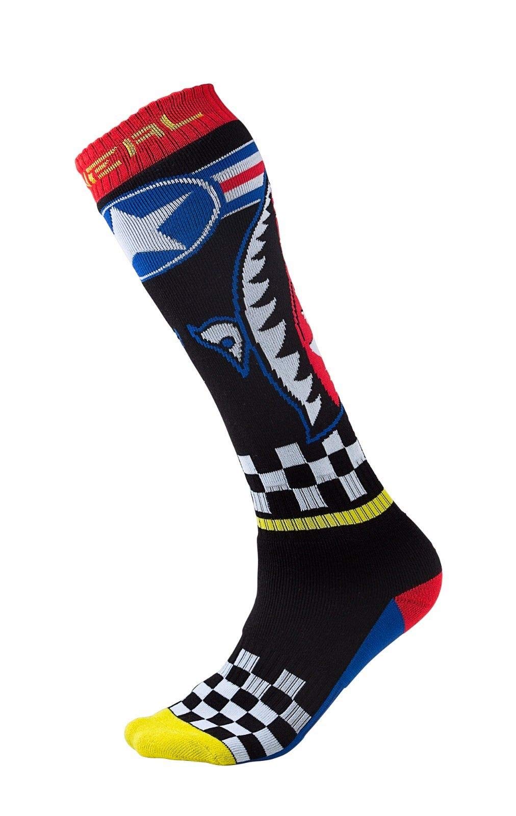 O'NEAL Herren Pro Mx Sock Motorradsocken (1er Pack) Einheitsgrösse (Packung mit 2) mehrfarbig, Einhe