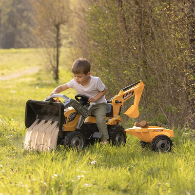 Smoby Traktor Builder Max mit Anhänger