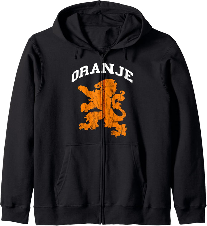 Oranje Löwen Wappen Niederlande Nederland Stolz Holland Kapuzenjacke