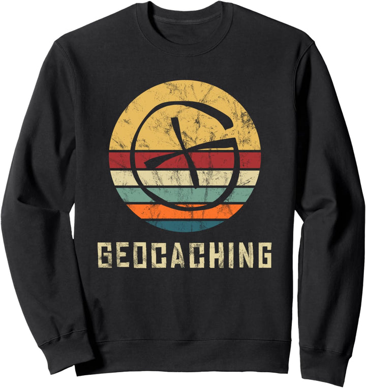 Geocaching Geocacher Geocache GPS Outfit Vintage Retro Sweatshirt