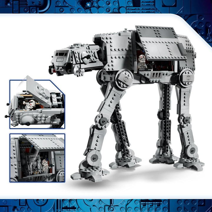 LEGO Star Wars 75454 AT-AT des Restimperiums mit INT-4 Spielzeug - The Mandalorian and Grogu Figuren