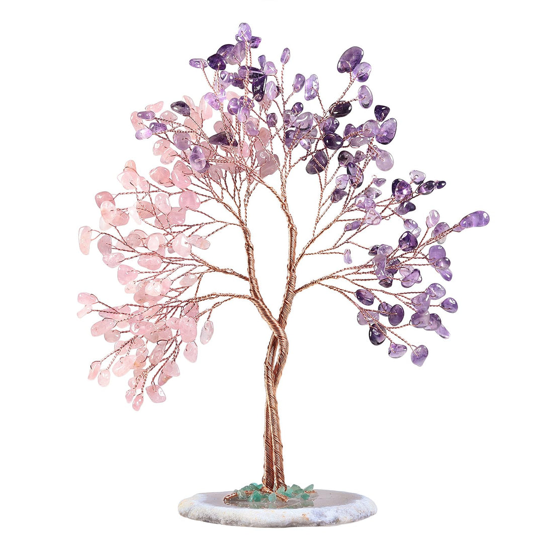Nupuyai Kristallbaum Feng Shui Edelstein Baum, Glücksbaum, Geldbaum Geschenk, Hochzeit, Deko Wohnzim