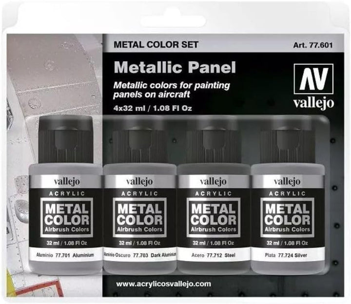 Vallejo 077601 Modellbausatz, verschieden, 32 ml (4er Pack)