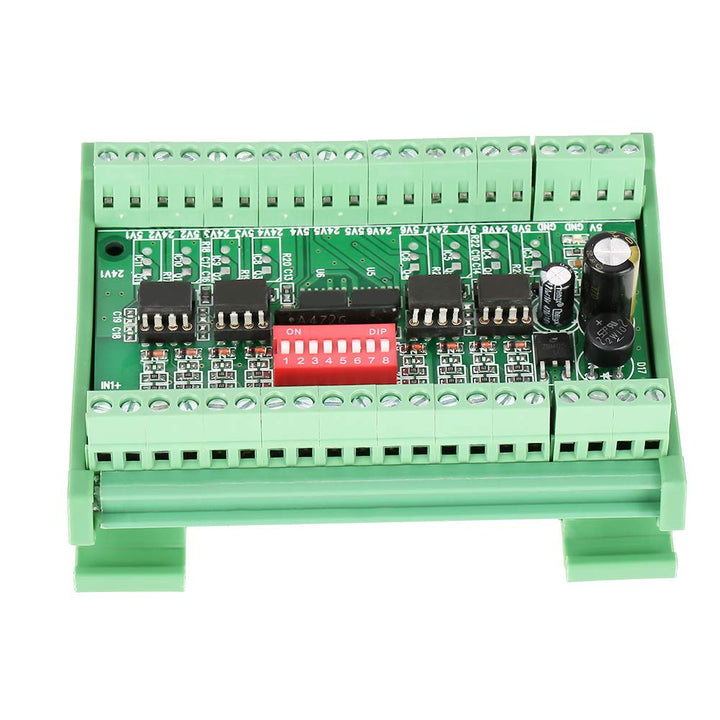 8 Kanal Pegelwandler Modul, NPN/PNP zu NPN Spannungswandler, 5V / 24V Rechtecksignal Umwandler Modul