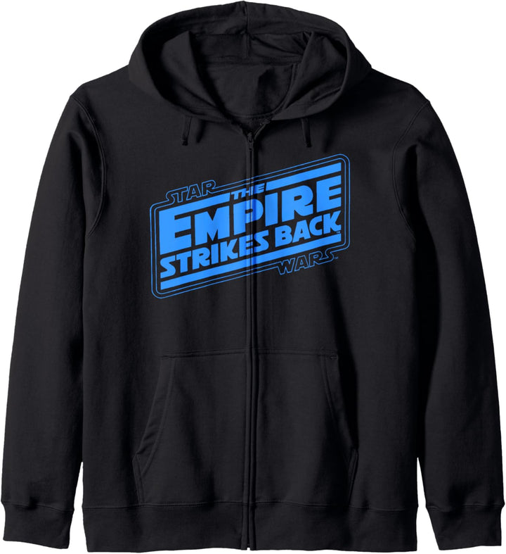 Star Wars Emperor Strikes Back Blue Logo Kapuzenjacke