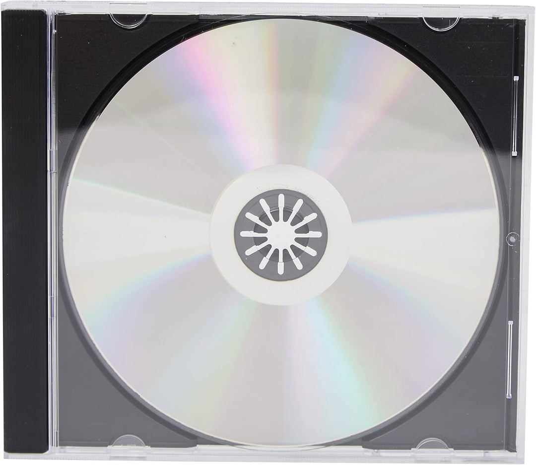 Dragon Trading CD- / DVD- / Blu-Ray-Hüllen mit 10,4 mm Rücken für 1 Disc mit schwarzem Einsatz, 5 St