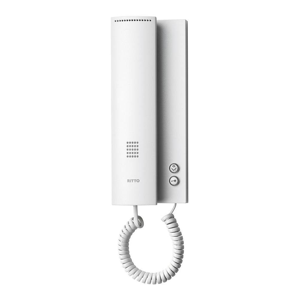 Schneider Electric 1763070 Ritto Wohntelefon Weiss Gegensprechanlage, Weiss