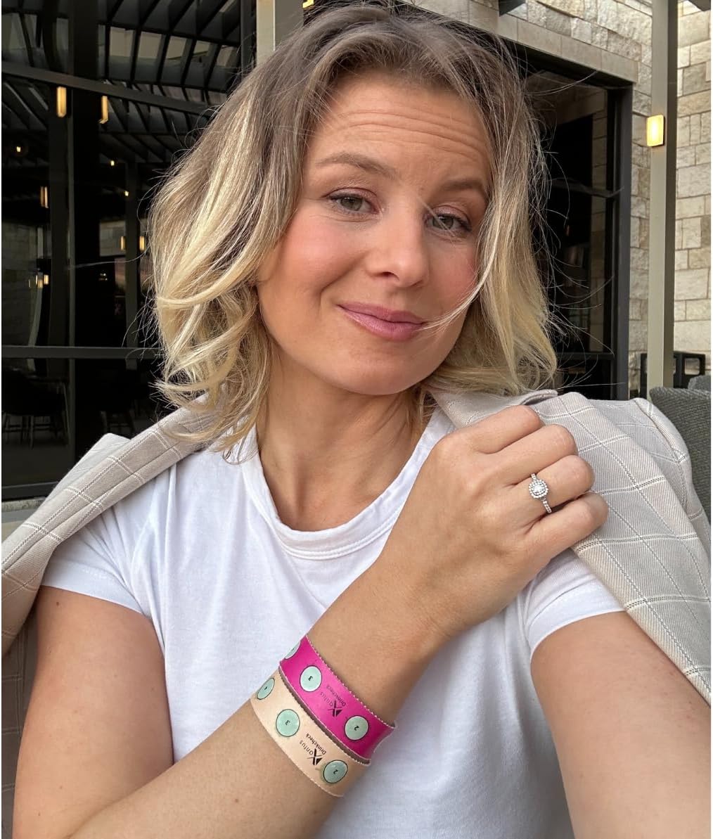 Drinkcheck Armband - Dein Schutz vor KO Tropfen | Teste Dein Getränk auf KO Tropfen GHB | Beige | 4