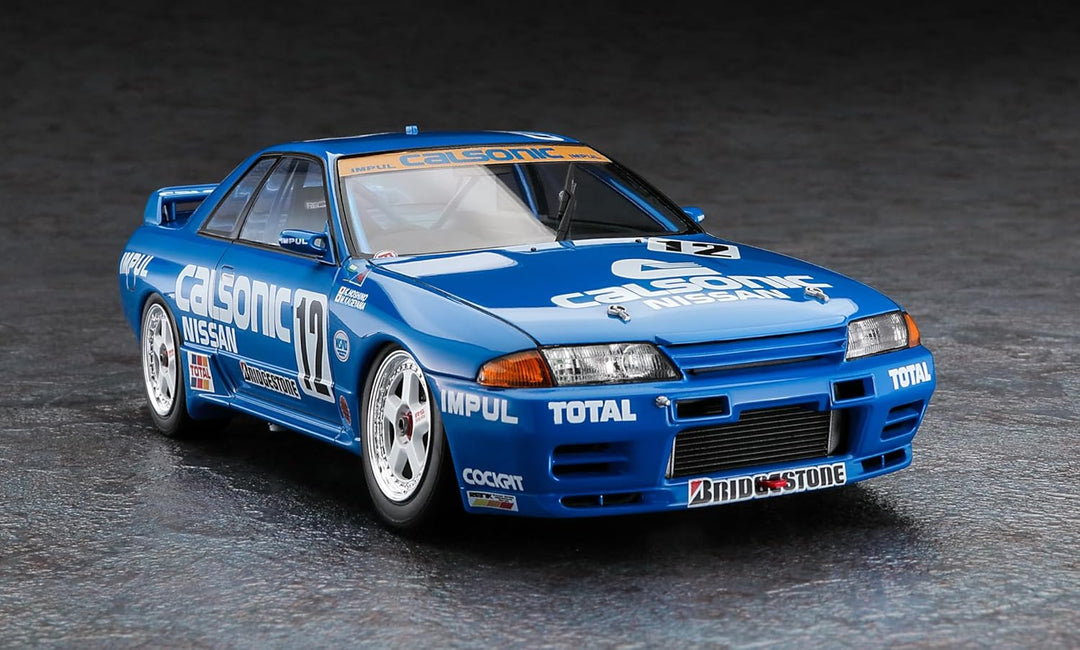 Hasegawa 20646 1/24 Calsonic Skyline GT-R, 1993 JTC Champion Modellbausatz, Mehrfarbig
