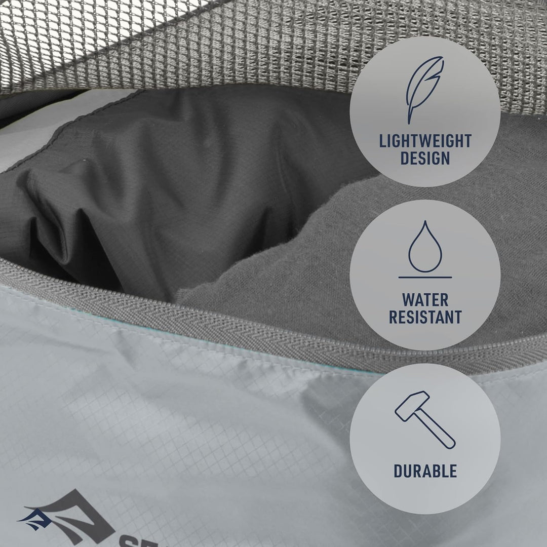 Sea To Summit Ultra-SIL Garment Mesh Bag Medium Grau - Robuste vielseitige Kleideraufbewahrung, Grös
