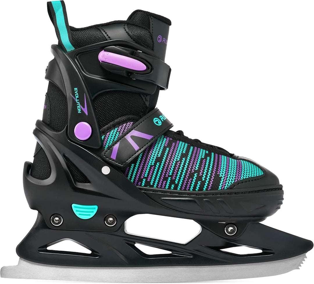 RAVEN 2in1 Schlittschuhe Inline Skates Inliner für Kinder Erwachsene Mädchen Damen verstellbar