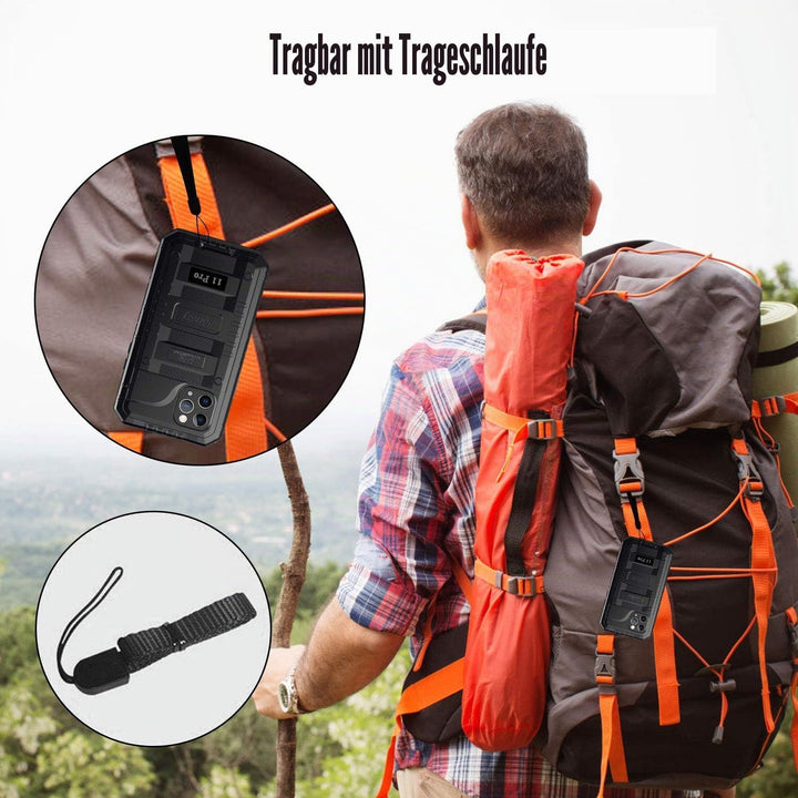Beeasy für iPhone 11 Pro Hülle (5,8") Wasserdicht Outdoor, Stossfest Panzerhülle Militär 360 Grad Sc