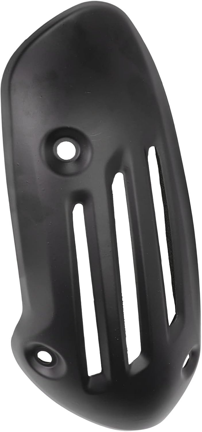 Auspuff Hitzeschild Edelstahlschutz Ersatzschutz für Sprint 150 Primavera 125 (Schwarz), Schwarz
