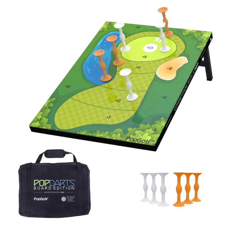 PopGolf Board Edition Set - Popdarts Hinterhof, Indoor und Outdoor Spiel für alle Altersgruppen - To
