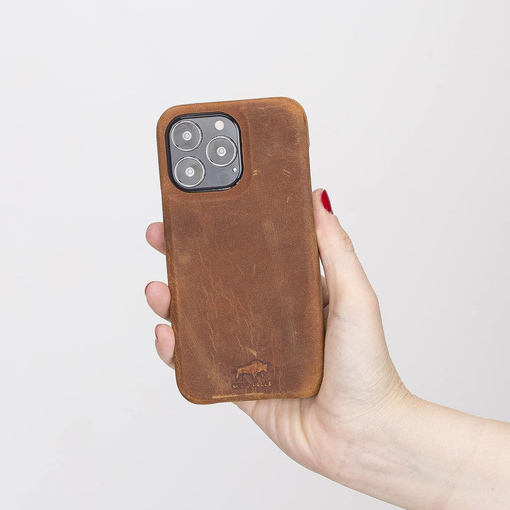 Solo Pelle Lederhülle für das iPhone 13 Pro in 6.1 Zoll Princeton Case Leder Hülle Ledertasche Backc