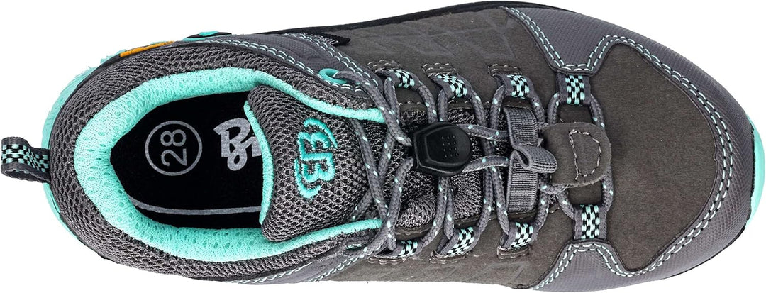 Brütting Unisex Kinder Chardon Cross-Laufschuhe, Anthrazit Mintgrün