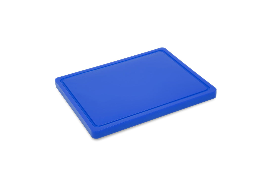 METRO Professional Schneidebrett, GN 1/2, hochdichtes Polyethylen (HDPE), 32.5 x 26.5 x 2 cm (blau),