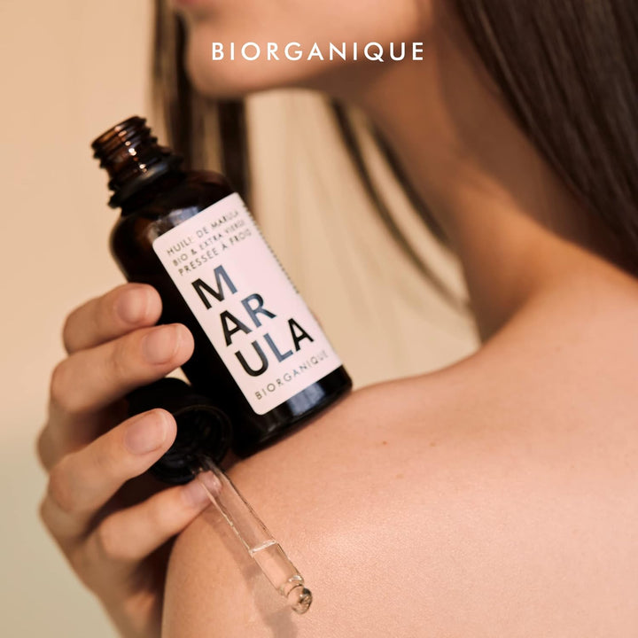 BIO Marulaöl 100% rein, natürlich und kaltgepresst - 50 ml - Pflege für Haar, Körper, Anti-Aging, Ha