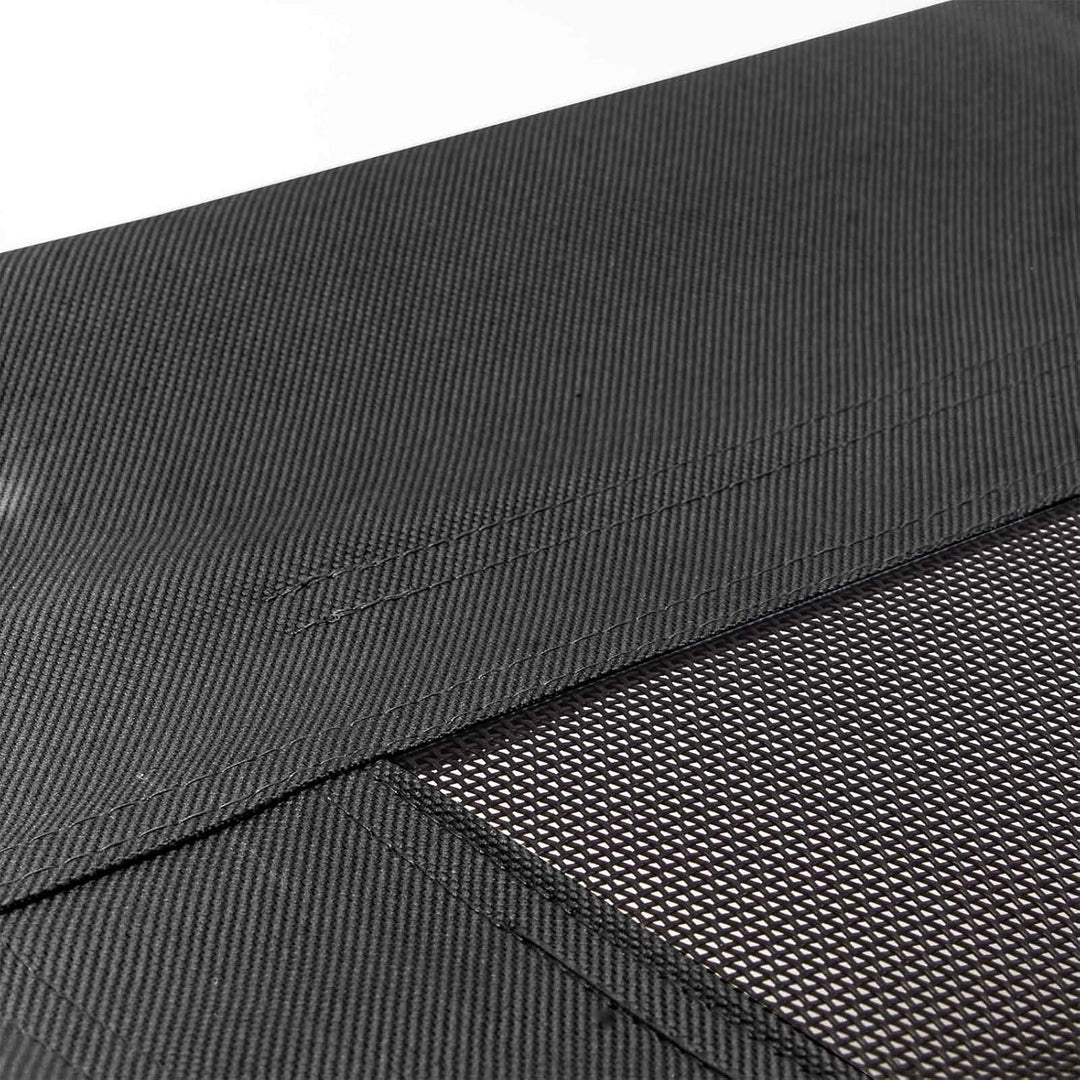Wiltec Outdoor Hundebett Hundereisebett Schlafplatz Katzenliege L 92 x 77 x 20 cm Schwarz bis 50 kg