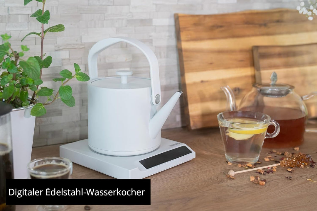 Unold 18210 Blitzkocher Clara, Wasserkocher, 1.000 W, 0,6L – 360° drehbar, mit Warmhaltefunktion, 7