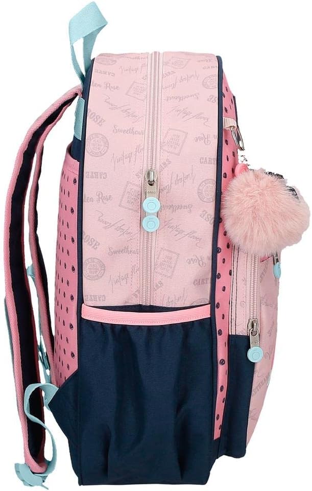 Enso Bonjour Rosa Schulrucksack 30x38x12 cm Polyester 13.68L Mochila Escolar Rosa, Mochila Escolar R