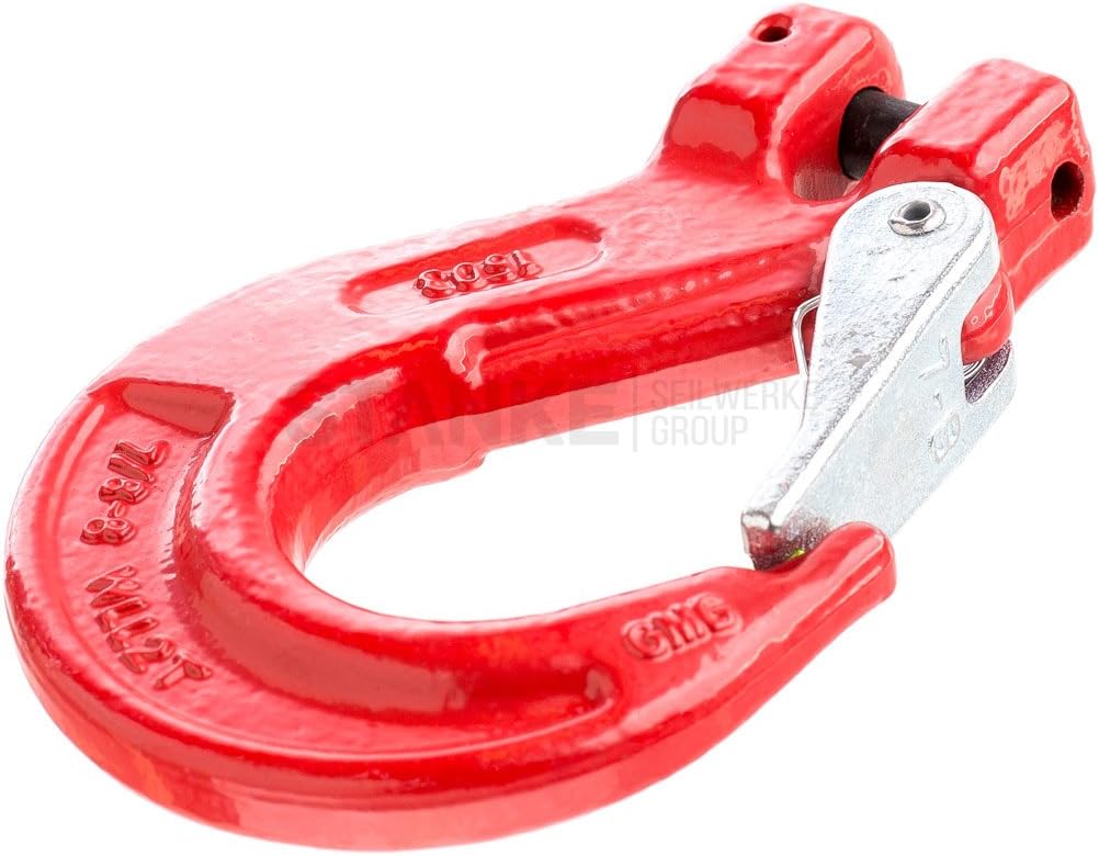 Jumbo-Shop Forstkette Schleifkette 8mm Rückekette - 1m Tragfähigkeit=2000kg SET - Anschlagkette Kett