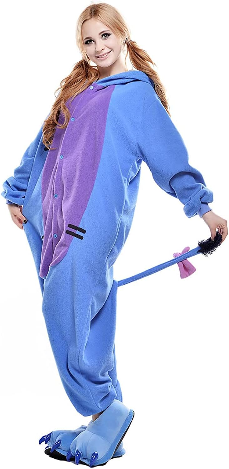 ZKomoL Pyjamas Onesies Cosplay Erwachsene Unisex Tiere Halloween Kostüm Kleid Loungewear, Tigermuste