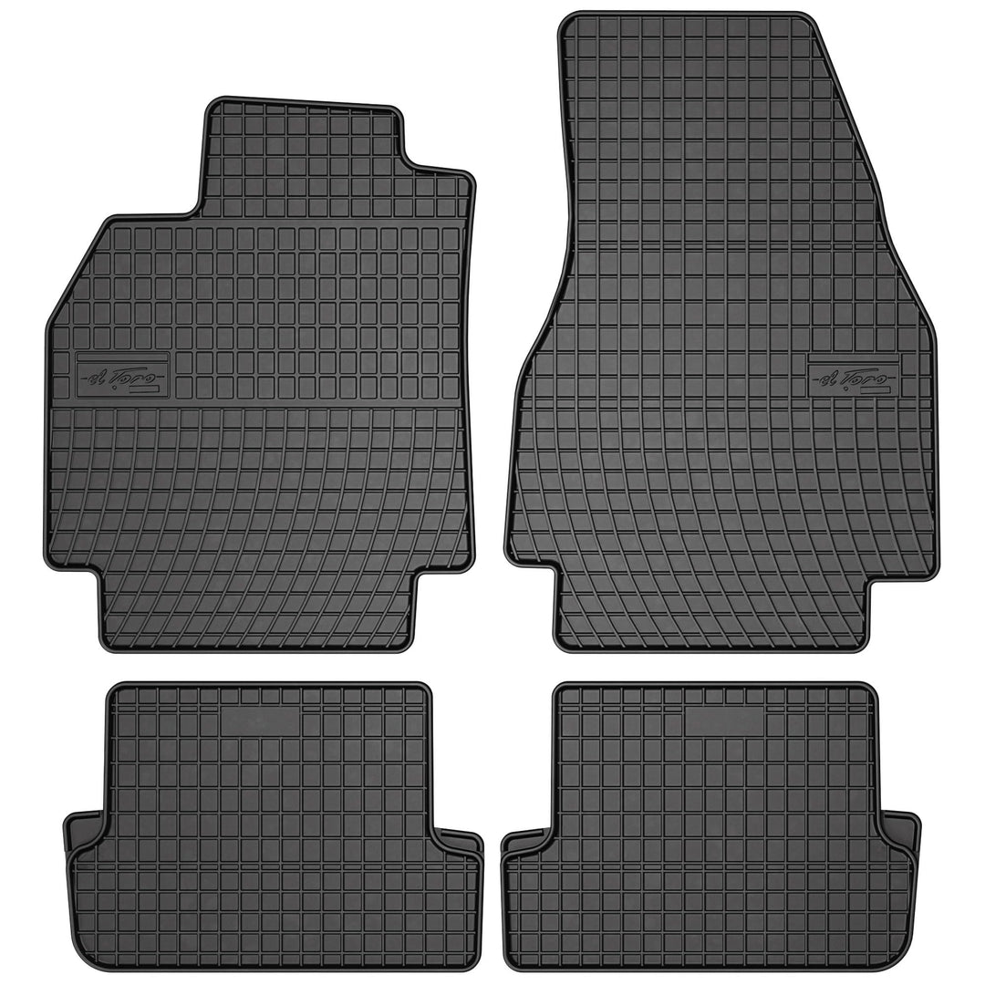 SMK Gummimatten auto fussmatten Satz passend für Renault Megane II 2002-2009 Erleben Sie einen neuen
