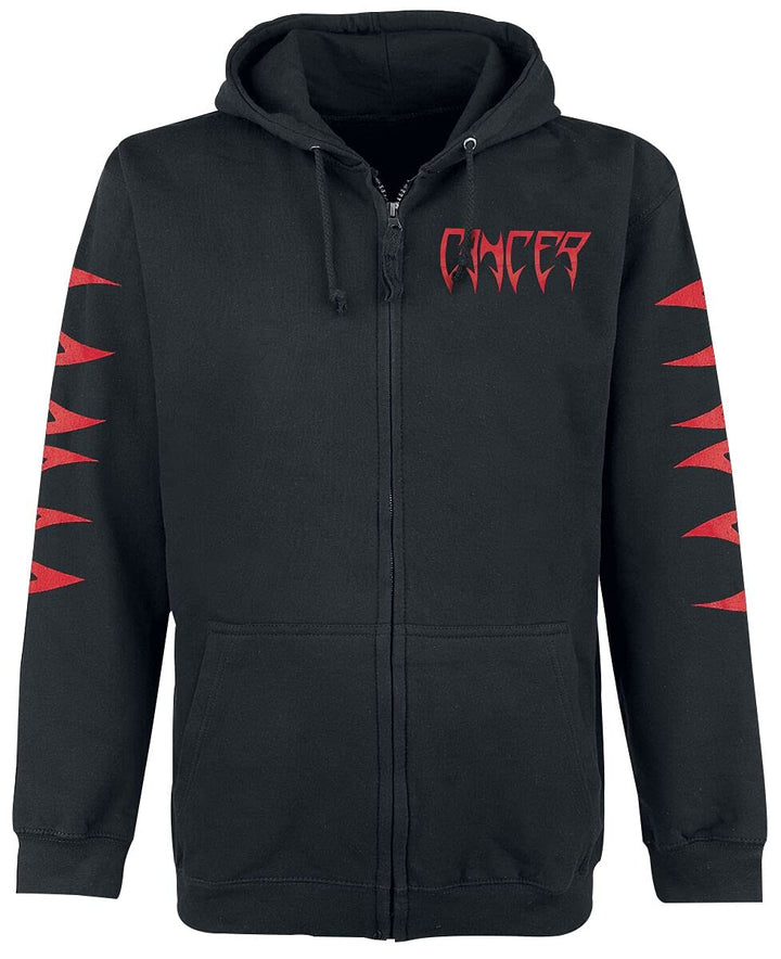Cancer Death Shall Rise Männer Kapuzenjacke schwarz M 80% Baumwolle, 20% Polyester Band-Merch, Bands