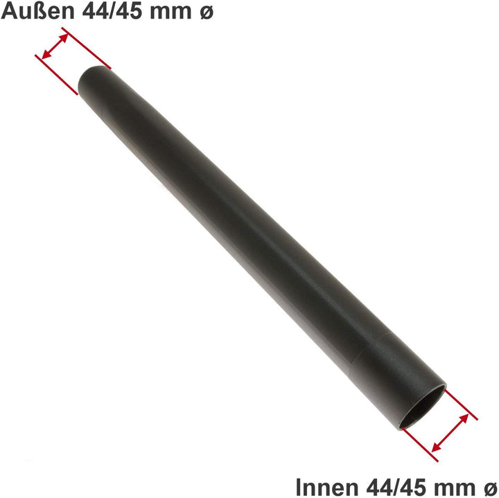 2 Stück Verlängerungs Rohr 44/45 mm Saugrohr Staubsaugerrohr Staubsauger Kunststoff 48cm, 2 Stück