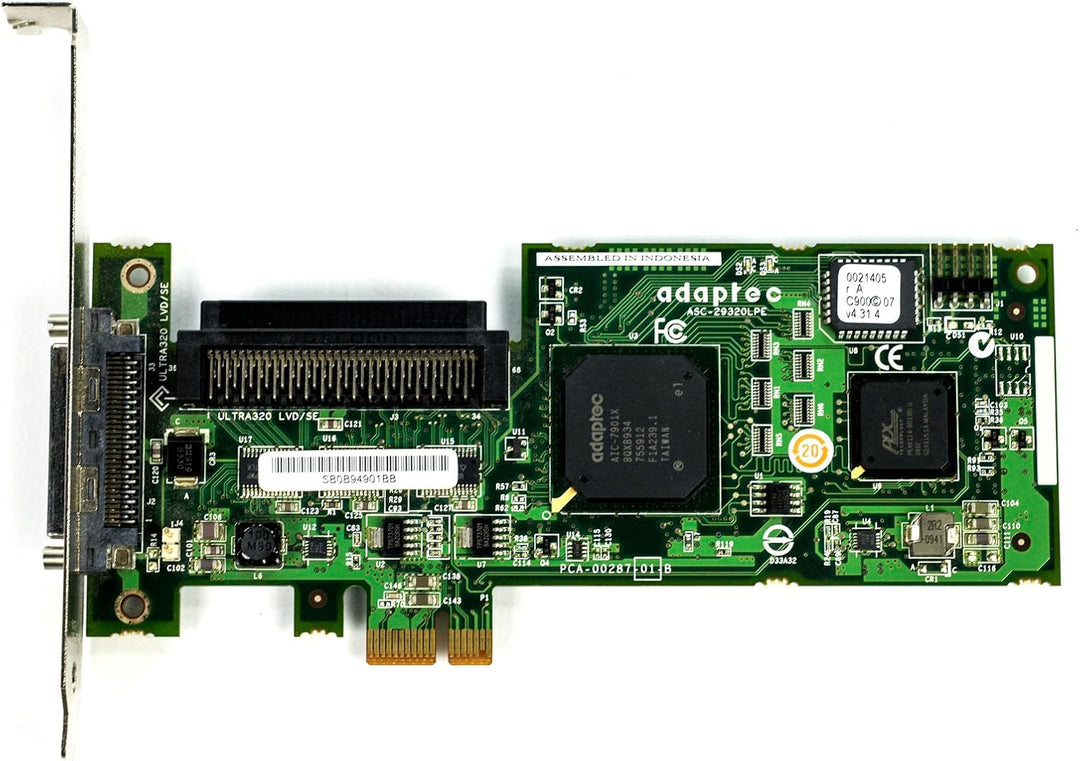 Adaptec PCIe x1, Einkanal Ultra320 SCSI Karte ASC-29320LPE