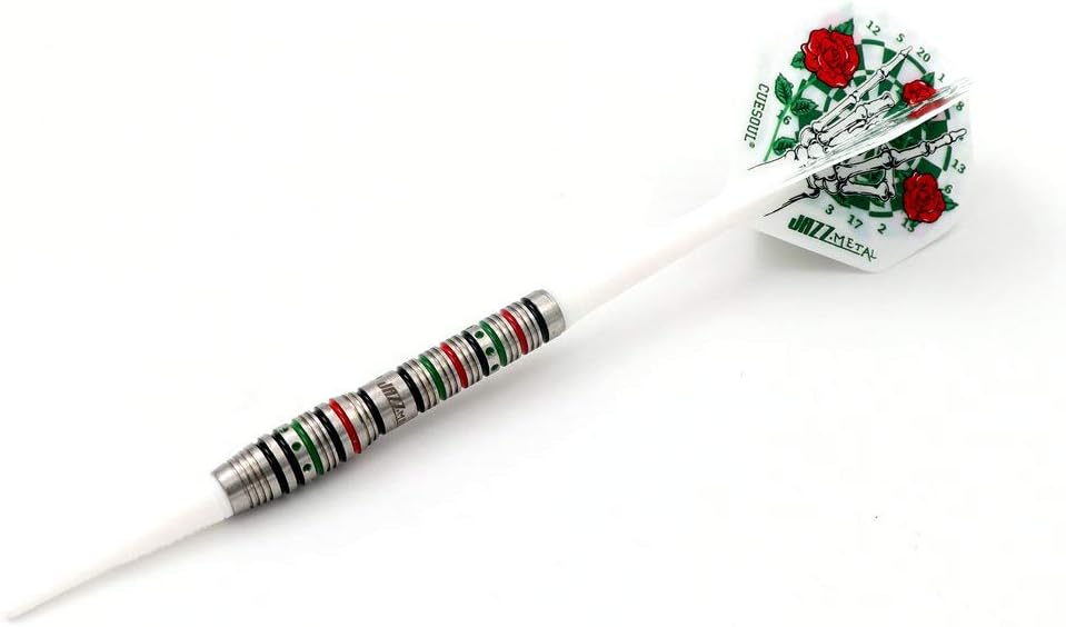 CUESOUL Jazz-Metal 19g Soft Tip 90% Wolfram Dart Set mit integrierten ROST Flights CSJM-JMRWDT19, CS