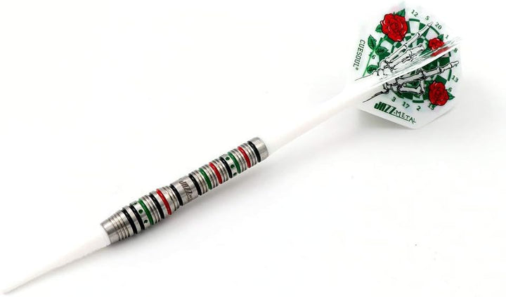 CUESOUL Jazz-Metal 19g Soft Tip 90% Wolfram Dart Set mit integrierten ROST Flights CSJM-JMRWDT19, CS