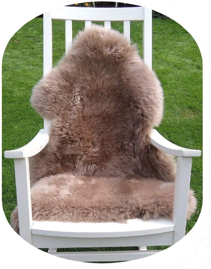 Premium Lammfell Schaffell von LANABEST. Echtes Fell mit ganz zarter Wolle. Kuschelfell, geruchsarm,