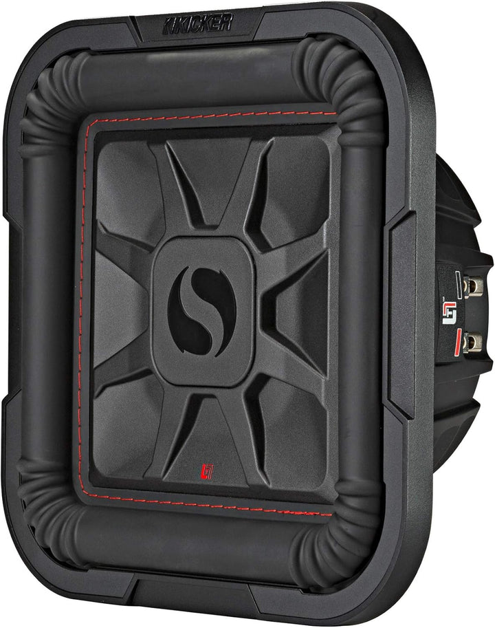 KICKER L7T102 | 25 cm (10') Square-Subwoofer - 1000/500 Watt MAX/RMS | 2X 2 Ohm Doppelschwingspule