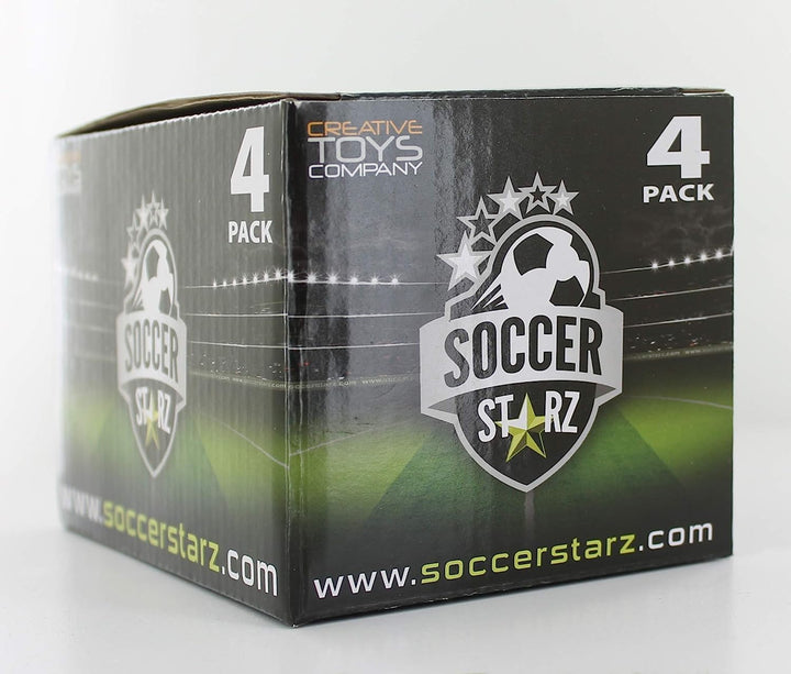 SoccerStarz NEWSS4PK Mini-Fussball-Figur, 4 Stück, S