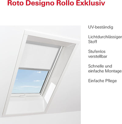 Original Roto Rollo Exclusiv ZRE für Roto Dachfenster Tageslichtrollo Führungsschiene Silber Für Rot