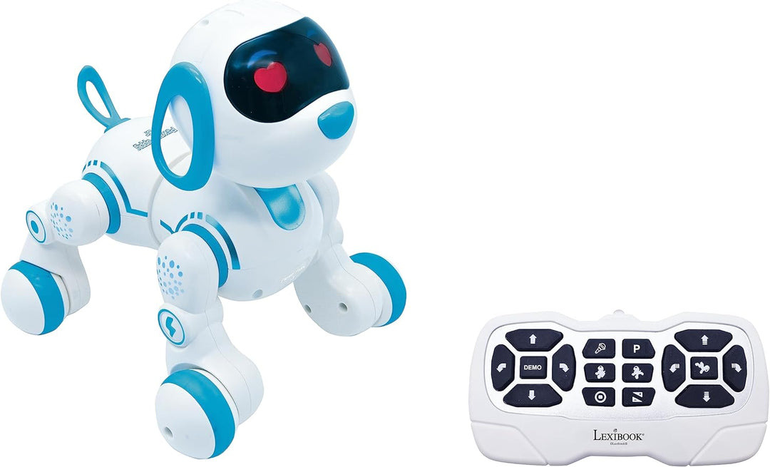 Lexibook Power Puppy Jr - Mein Kleiner Ferngesteuerter Roboterhund zum Trainieren - Roboterhund mit