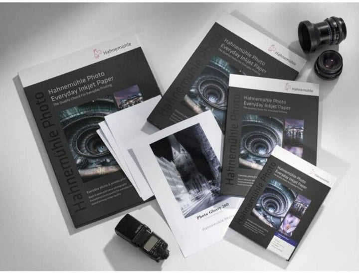 Hahnemühle Photo Glossy Papier, 260 g/m², DIN A3, 297 x 420 mm, hellweiss, Fotopapier, 297 x 420 mm