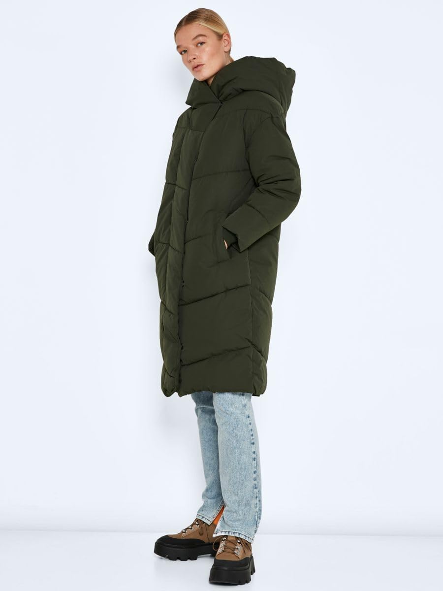 Noisy may Damen Nmtally L/S Long Jacket Bg Noos Jacke XS Rosin, XS Rosin