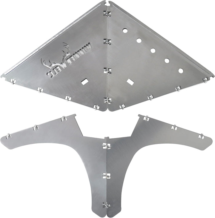 Winnerwell Flatfold Feuerstelle - Medium | Portable Edelstahl Feuer Pan