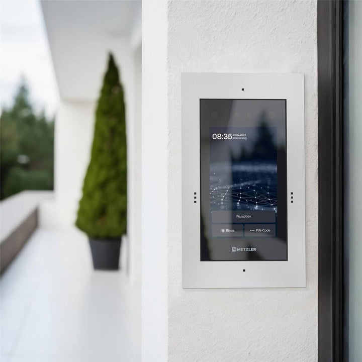 Metzler Türsprechanlage mit Kamera & Gesichtserkennung - Anschluss LAN + 12V DC - 1-500 Parteien - V