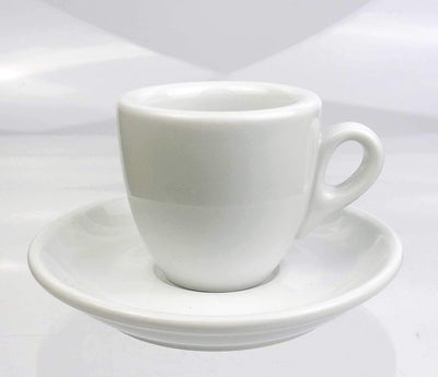 Moka Consorten Extra dickwandige Espressotassen | 0,8 cm Tassenwand | Füllmenge (bis zur Oberkante):
