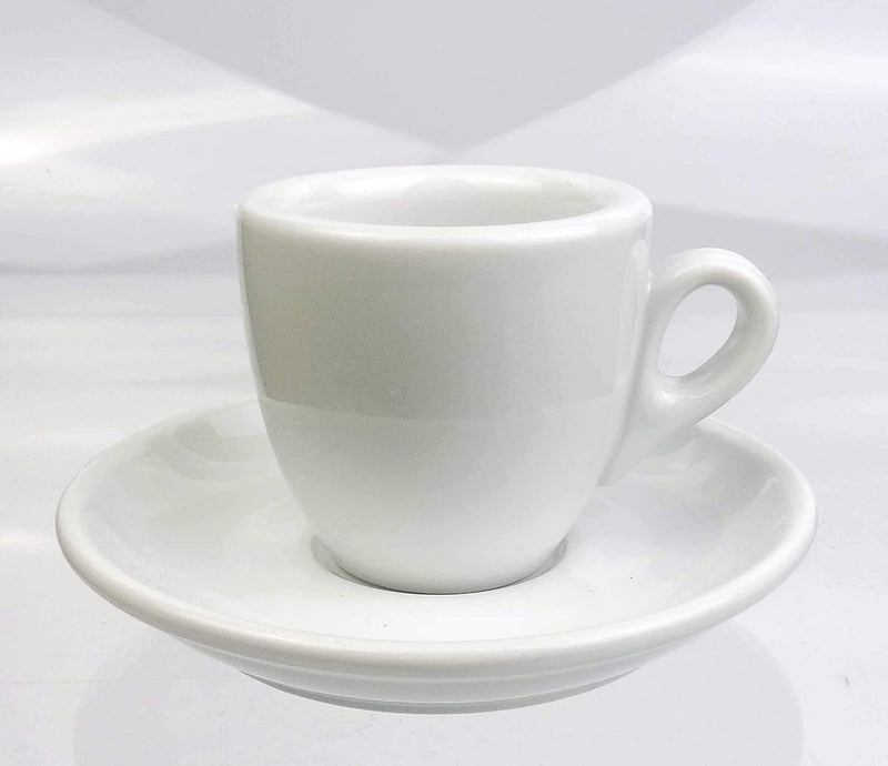 Moka Consorten Extra dickwandige Espressotassen | 0,8 cm Tassenwand | Füllmenge (bis zur Oberkante):